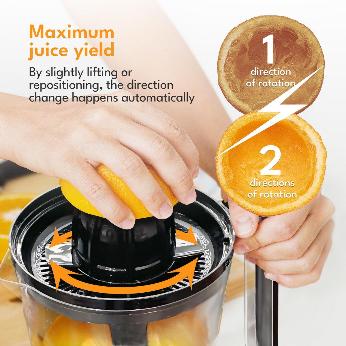 LEBENLANG compact-kitchen-juicer fits small spaces and stays stable with non-slip feet.