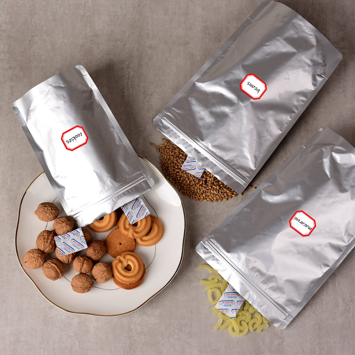 Leboduo resealable bags for pantry friendly reuse