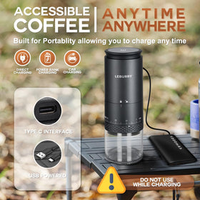 Leburry automatic stop feature preventing over-grinding during use.
