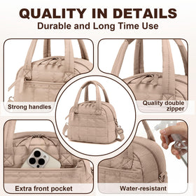 LEDAOU lunch bag 10-liter capacity for meals.