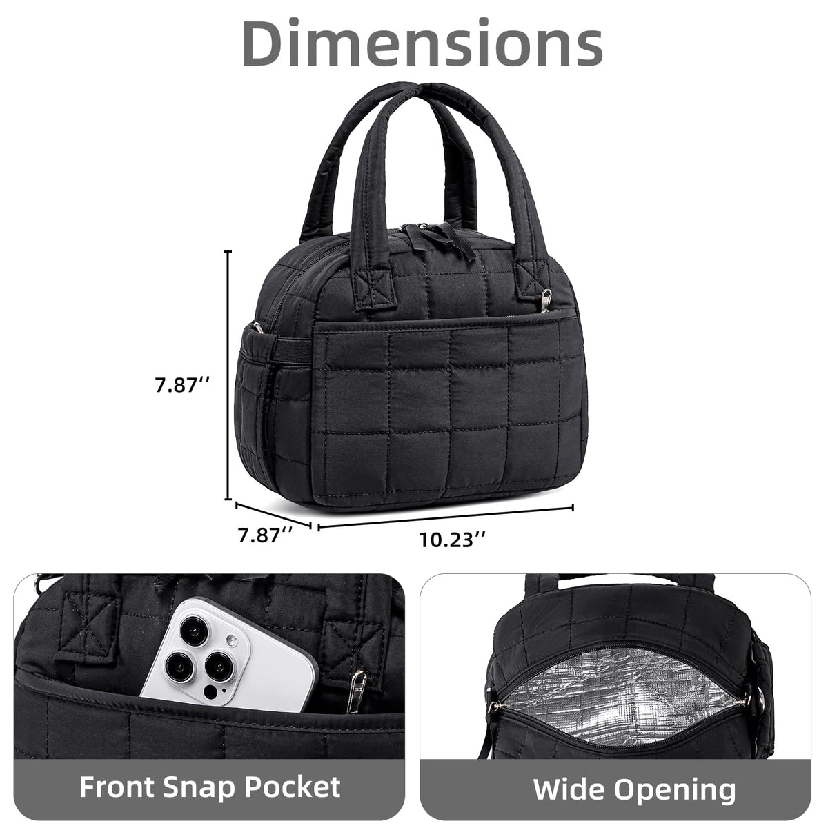 LEDAOU lunch box versatile for work, school, travel, or picnics.