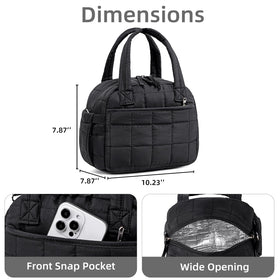 LEDAOU lunch box versatile for work, school, travel, or picnics.