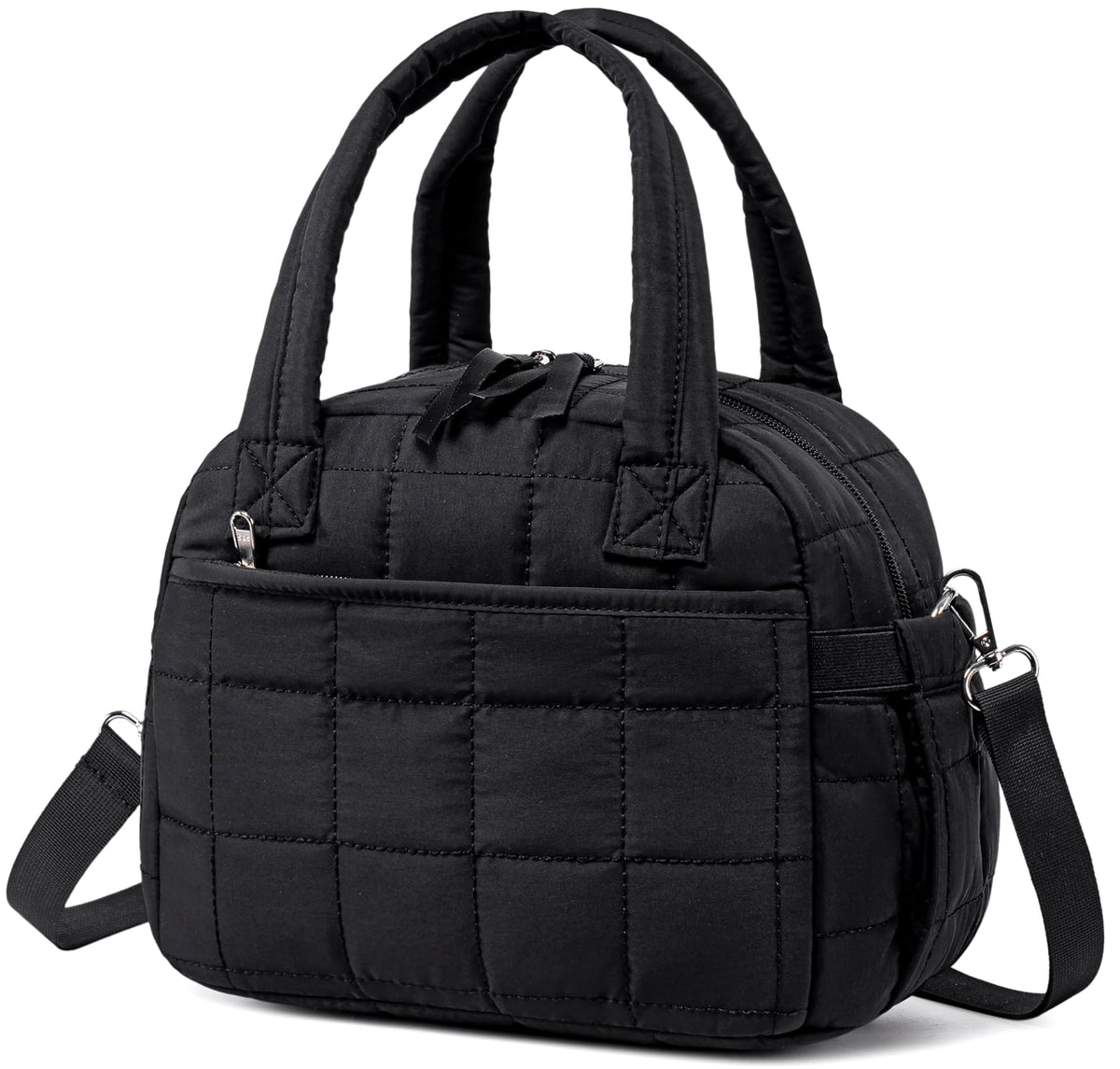 LEDAOU lunch box quilted exterior for stylish, durable daily use.