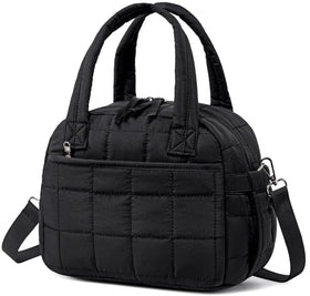 LEDAOU lunch box quilted exterior for stylish, durable daily use.