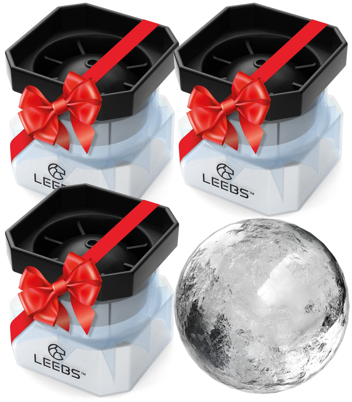 LEEBS large sphere ice balls elevate presentation in high-end beverages.