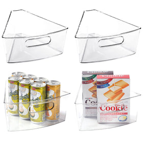 Leeden Lazy Susan organizer for 26-inch corner cabinets improves visibility and access.