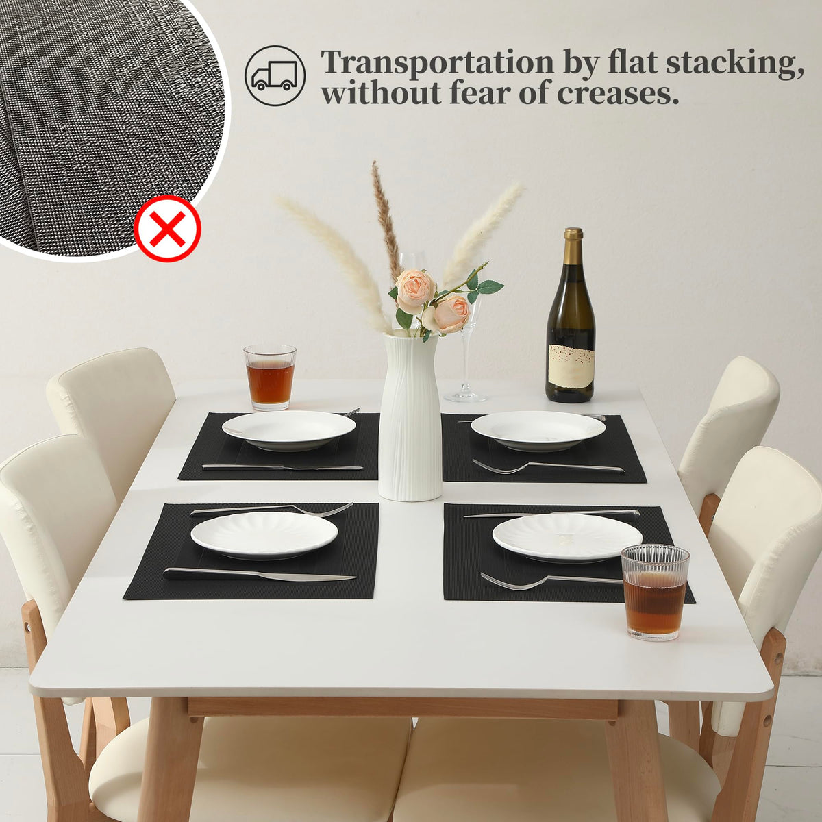 Leetaltree durable vinyl placemats endure daily use with simple maintenance.