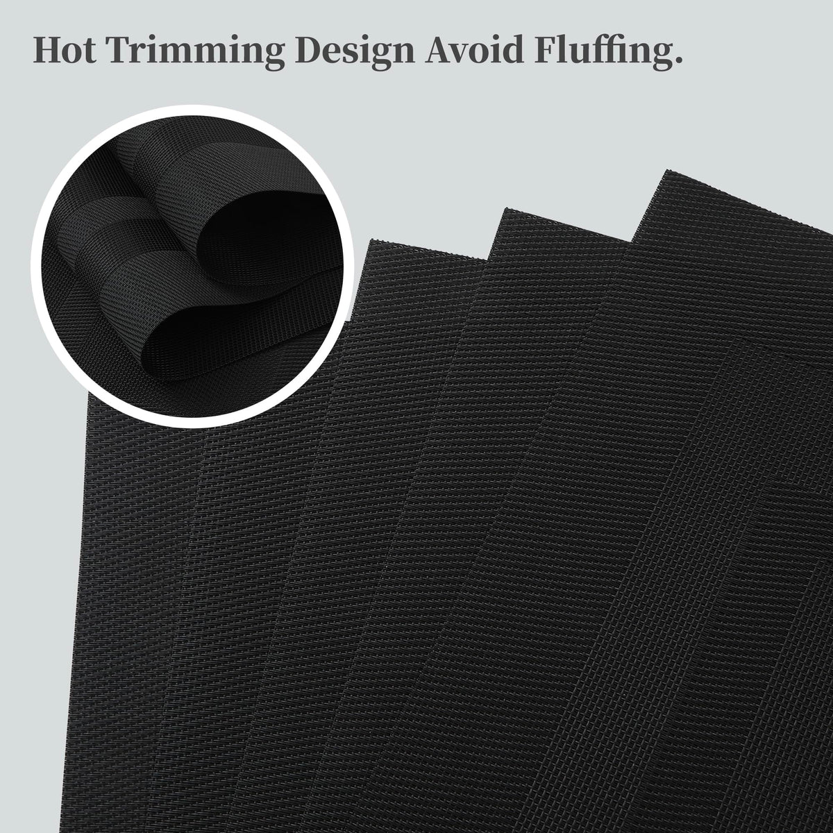 Leetaltree heat-resistant placemats keep dishes safe from heat damage.