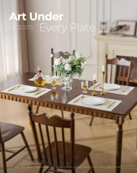 Leetaltree heat-resistant placemats keep hot dishes from shifting for safer service.