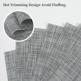 Leetaltree placemats non-slip surface preventing slips during meals