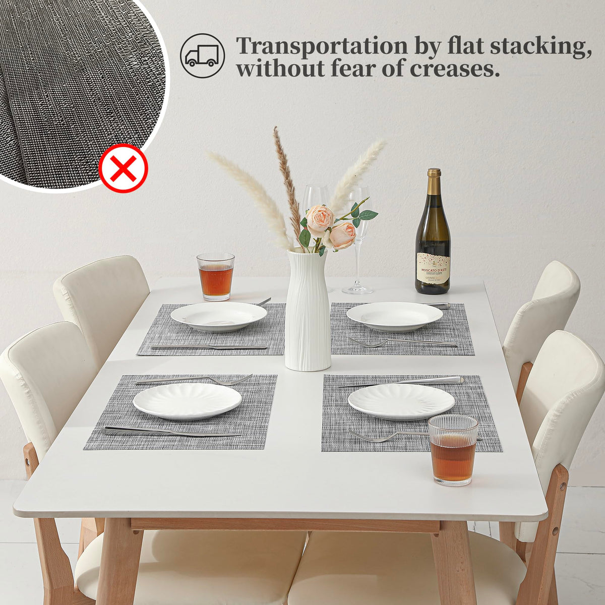 Leetaltree placemats washable for quick cleanup after family meals