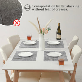 Leetaltree placemats washable for quick cleanup after family meals