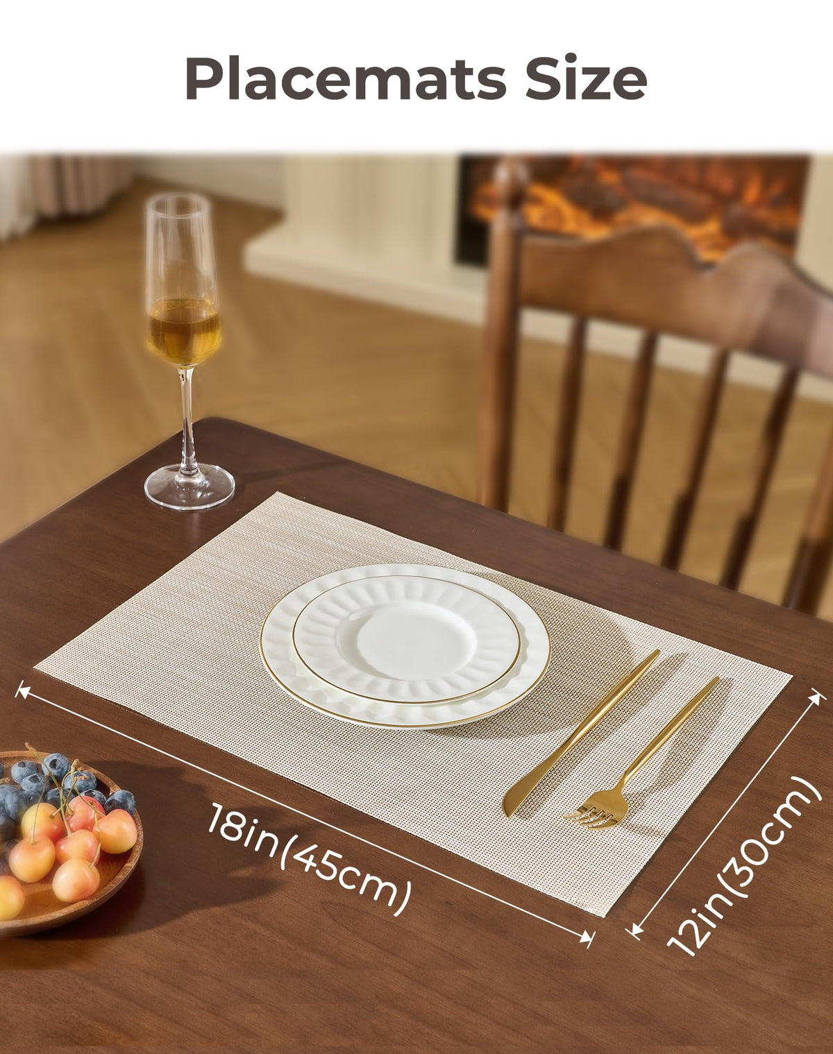 Leetaltree washable placemats simplify cleanup after family dinners.