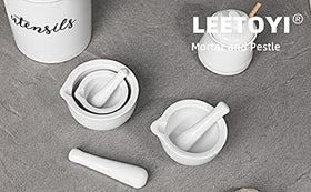 LEETOYI mortar set offers a fun, patience-building kitchen activity