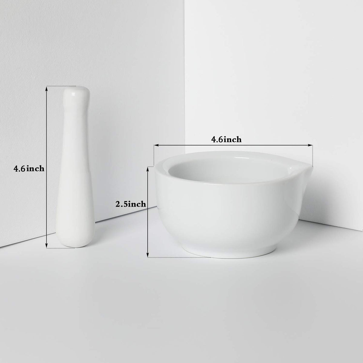 LEETOYI mortar interior rough texture enhances grinding efficiency