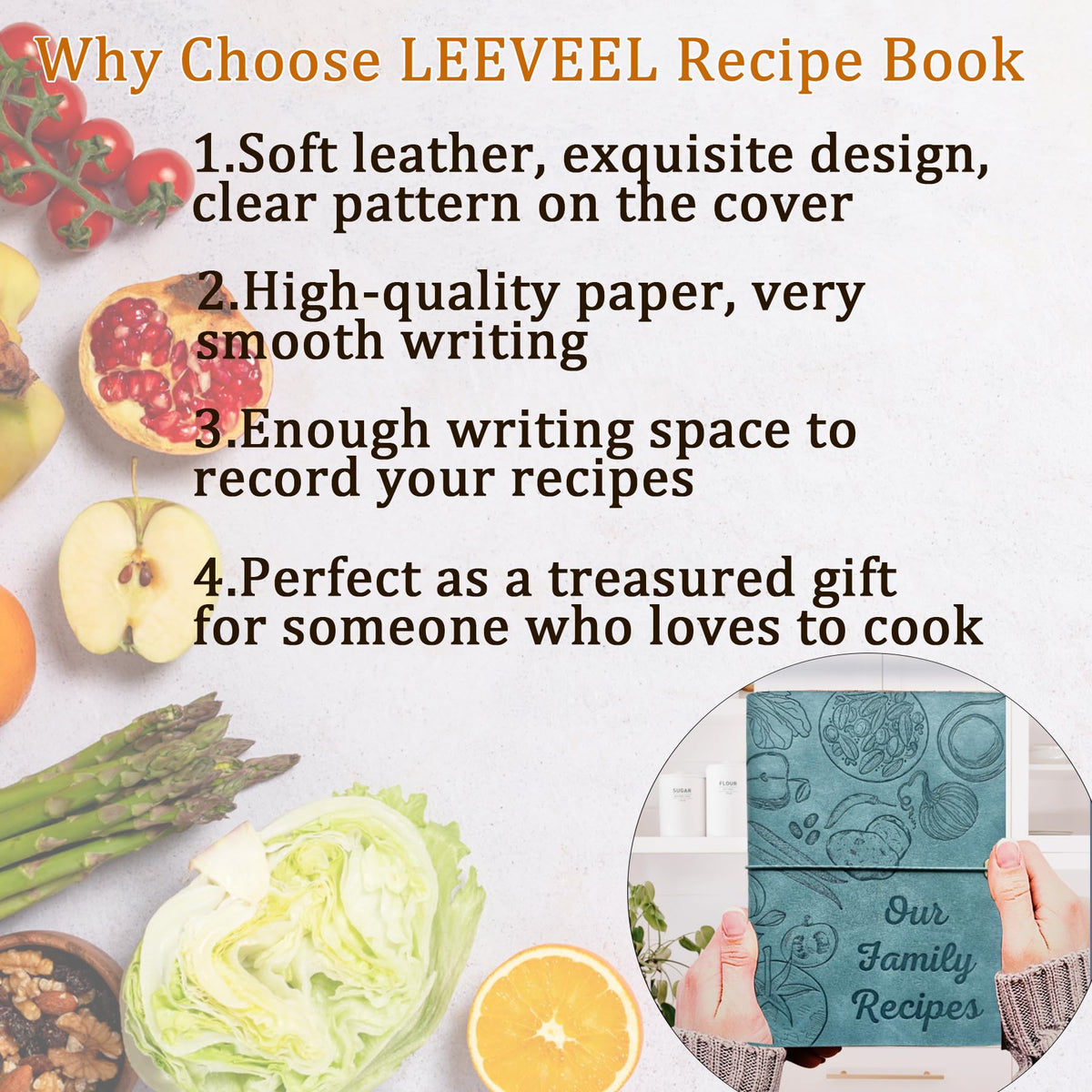 LEEVEEL six-color options let you match kitchen aesthetics.