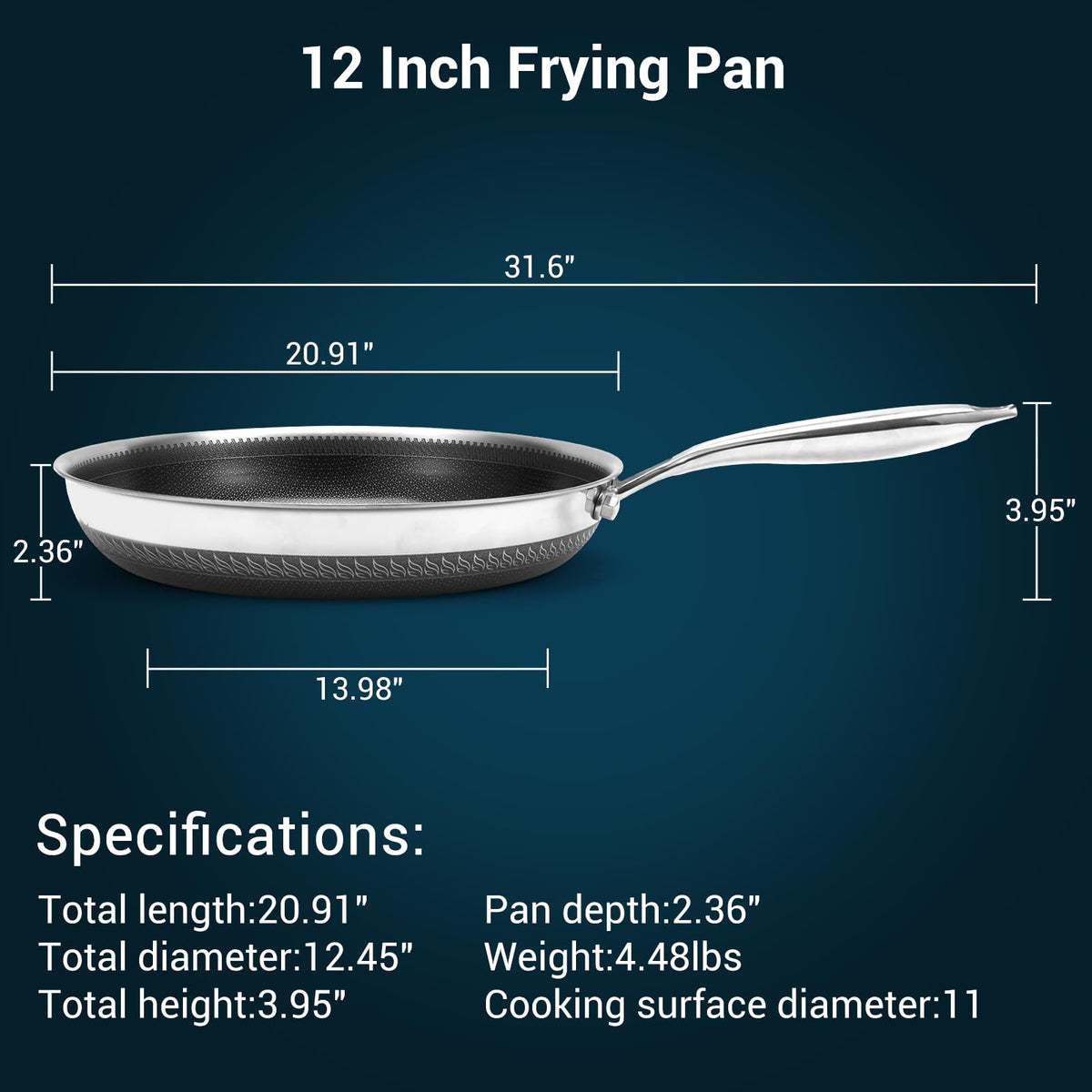 Legacy Culinaryware ultra-smooth ceramic surface makes cleanup effortless after meals.