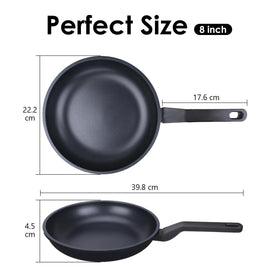 Legacy Culinaryware induction-compatible pan works on electric, ceramic, and induction stoves.