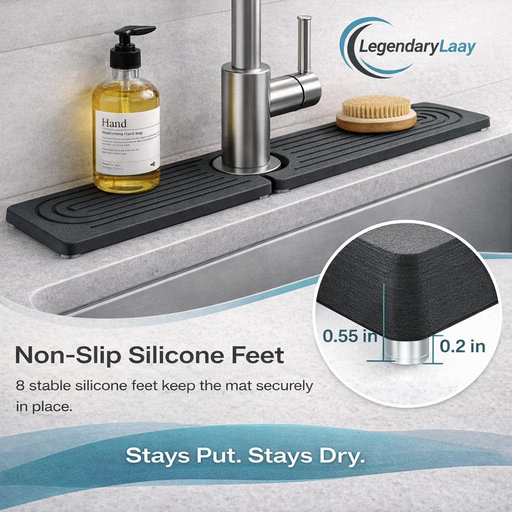 LegendaryLaay grooved channels guide water away for a dry surface