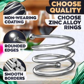 LEGLO silver napkin rings in a family dining setup for everyday elegance