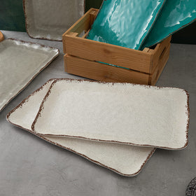 LEHAHA top-shelf dishwasher-safe platter for everyday use.