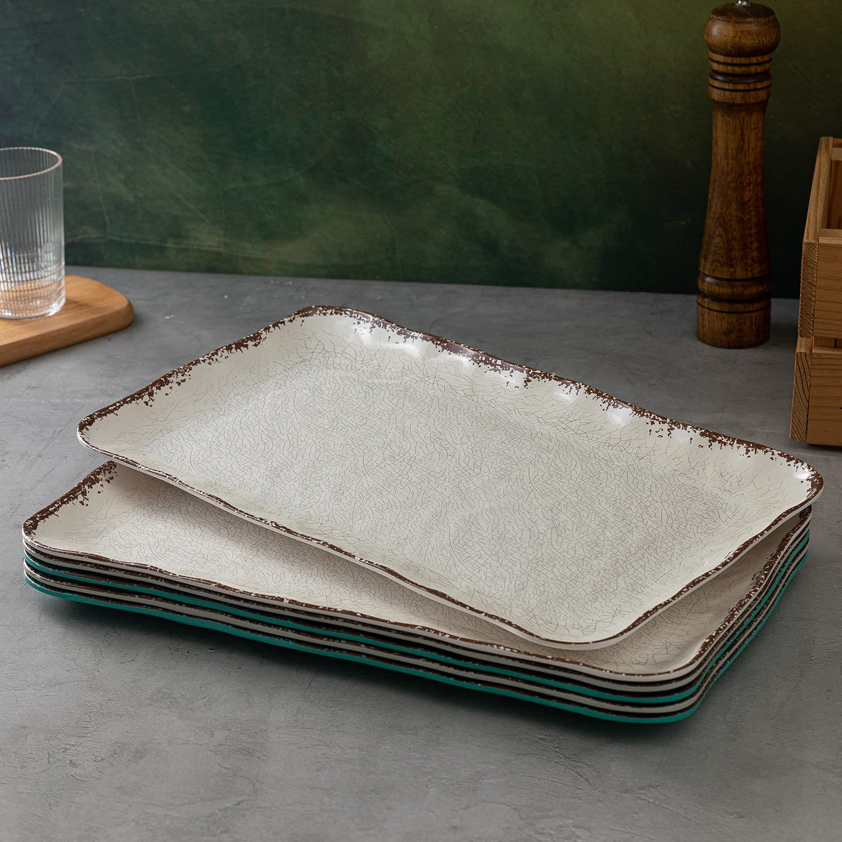 LEHAHA outdoor-friendly platter ideal for patios and picnics.