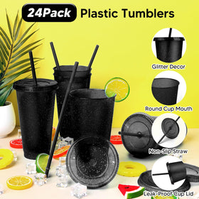 LEIFEOSH frosted clear cup surface ideal for customization and stickers