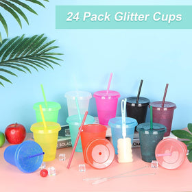 LEIFEOSH glitter tumbler with sequins adds festive flair for parties