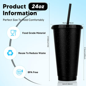 LEIFEOSH straw with buckle prevents slipping while sipping