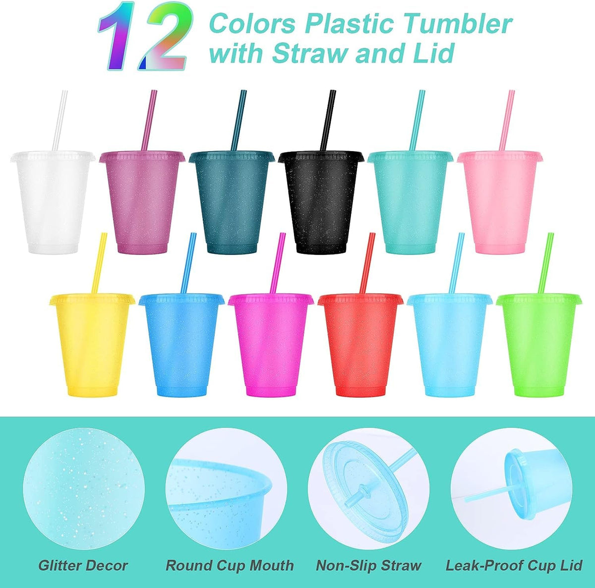 LEIFEOSH tumblers with retaining-ring straw stay secure during travel