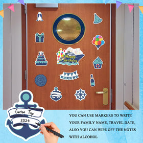LEIFIDE gift box design magnet adds festive mood to your stateroom door