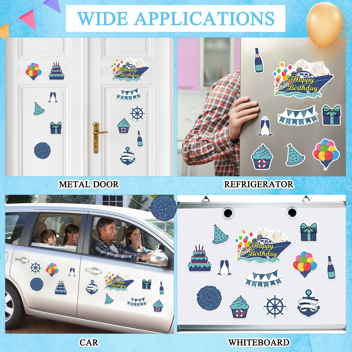 LEIFIDE reusable cruise door magnets simplify packing for multiple nights
