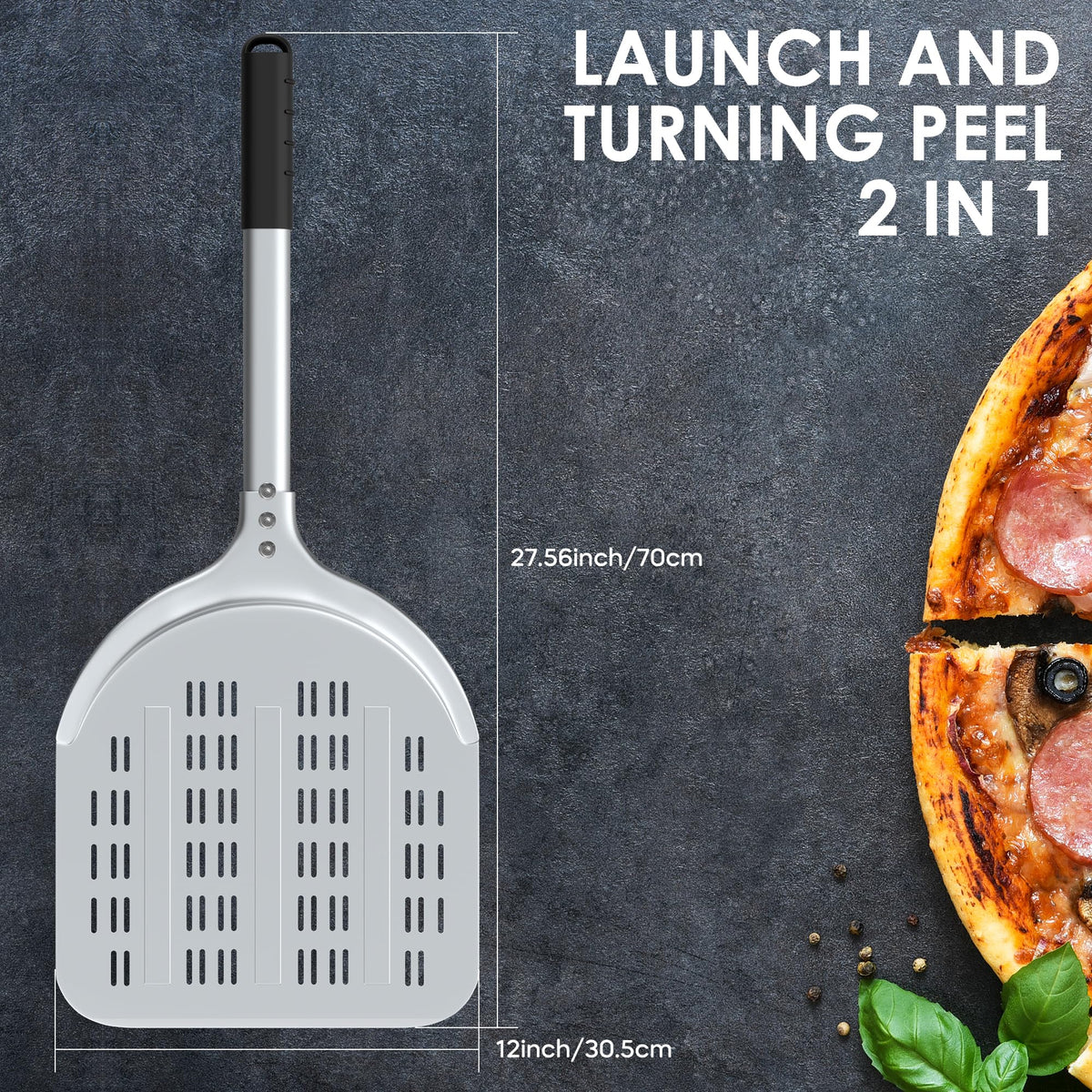 Leightszen pizza peel is hand-washable for easy cleaning