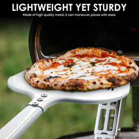 Leightszen pizza peel for outdoor ovens and grills