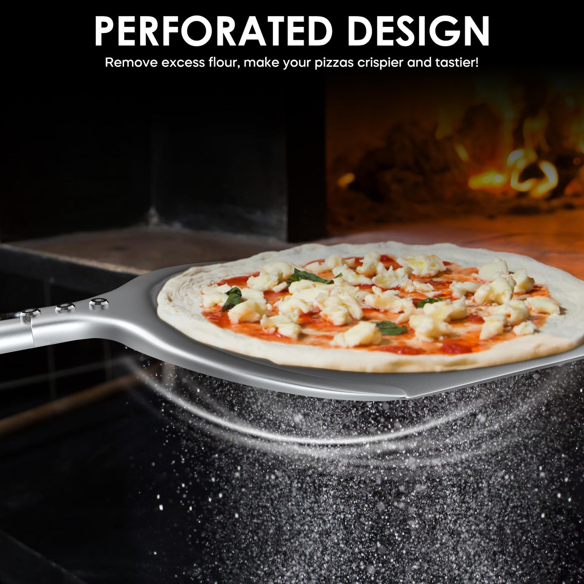 Leightszen perforated design reduces sticking and flour buildup