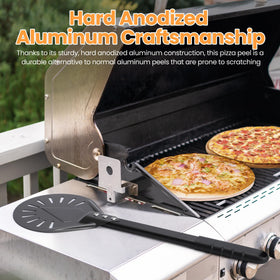 Leightszen pizza turning peel easy-clean design for quick maintenance.