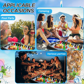 Leitee inflatable serving bar suitable for indoor and outdoor events.
