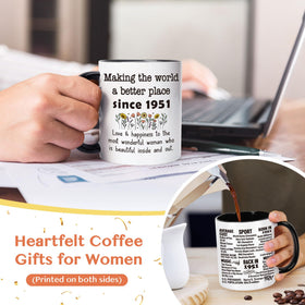 LEJIAJINW ceramic coffee mug, durable keepsake for retirement parties and gifts.