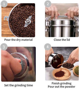 LEJIEYIN grain mill grinder in kitchen use scenario for home cooking