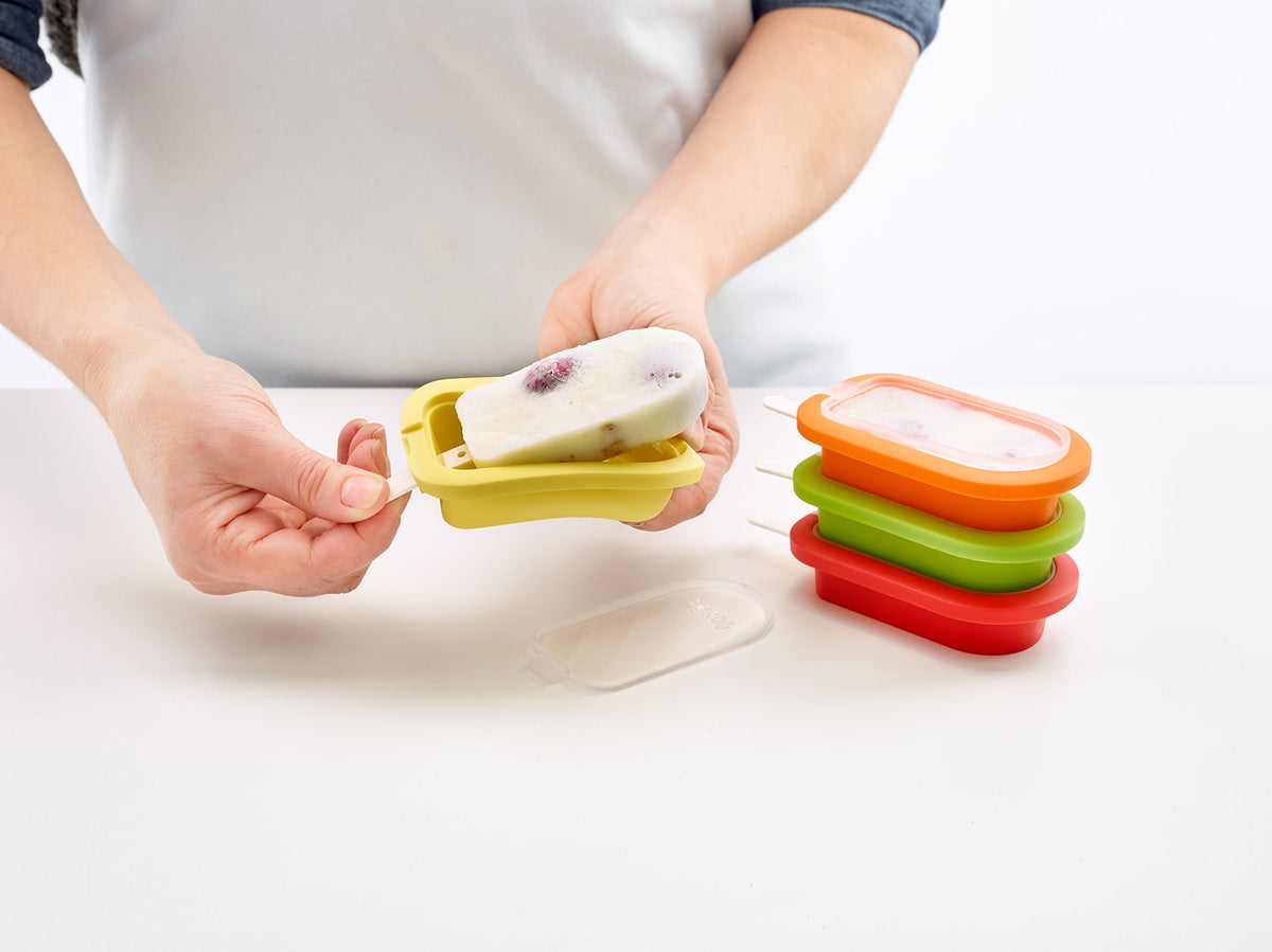 Lekue multicolor silicone adds fun to homemade frozen snacks.
