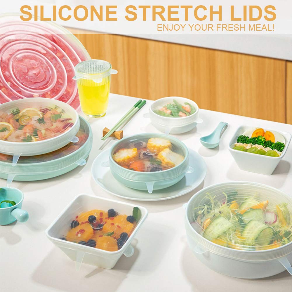 LELE LIFE easy-clean silicone lid with smooth surface for quick washing.
