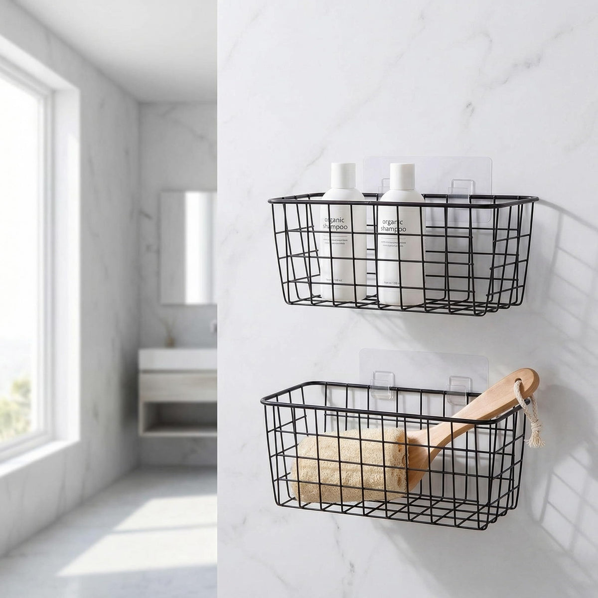 LeleCAT space-saving hanging basket ideal for snacks and toiletries
