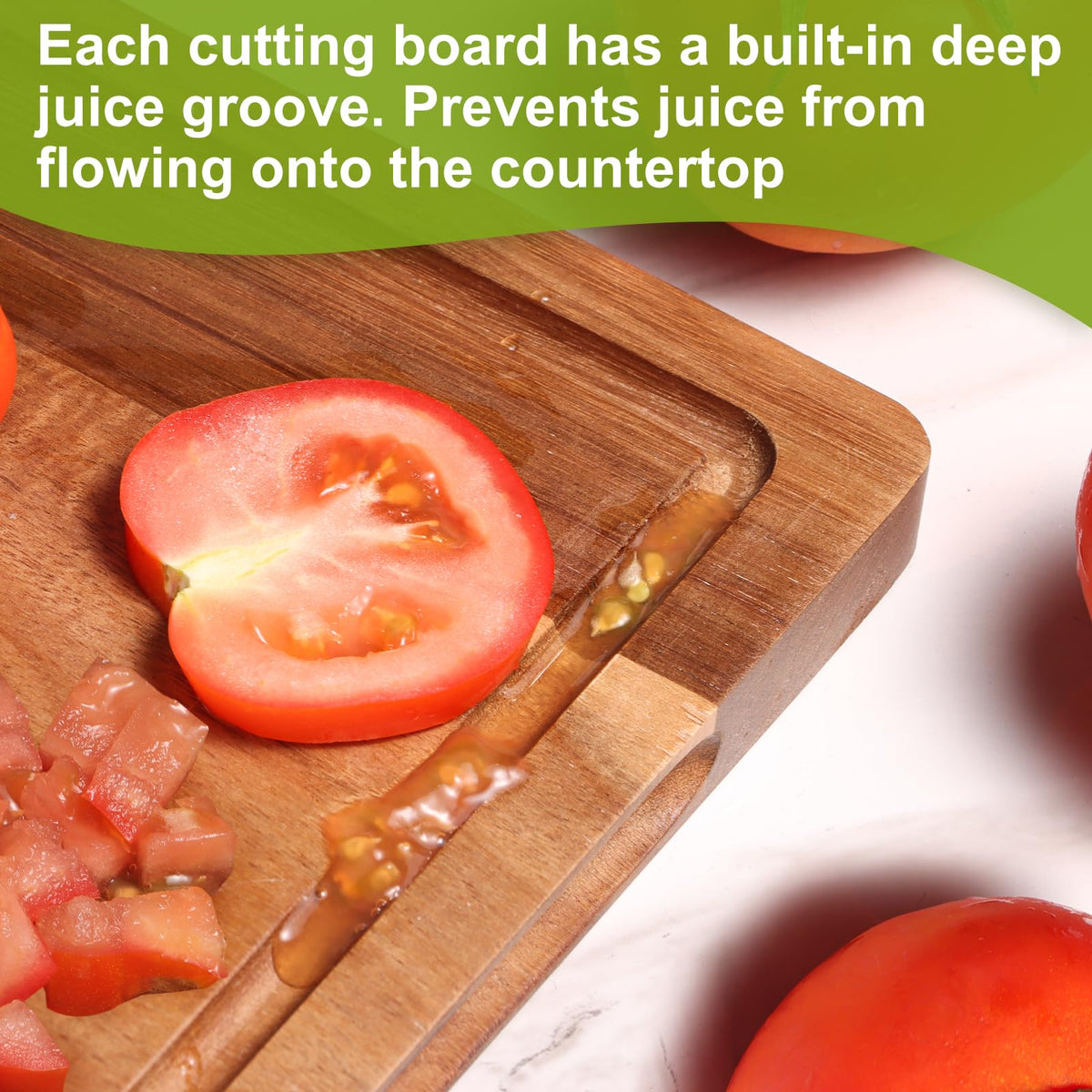 Lelwoy hidden handles double as convenient serving trays.