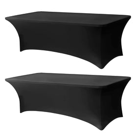 Lemict Black Tablecloth for events enhances dining and display aesthetics.