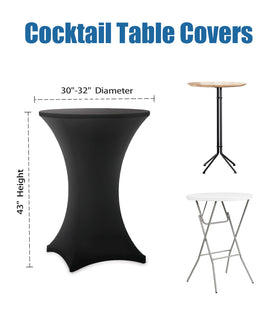 Lemict stretch spandex tablecloth fabric provides durable, wrinkle-resistant coverage for events.
