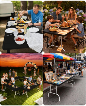 Lemict versatile table cover for indoor or outdoor events