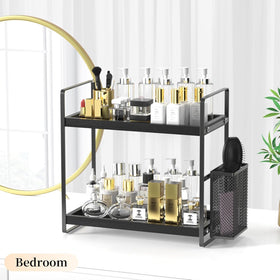 LEMIKKLE perfume and skincare tray showcases products while saving desk space.