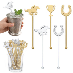 LemonRoad Derby stirrers in gold and silver gloss elevate drink presentation.