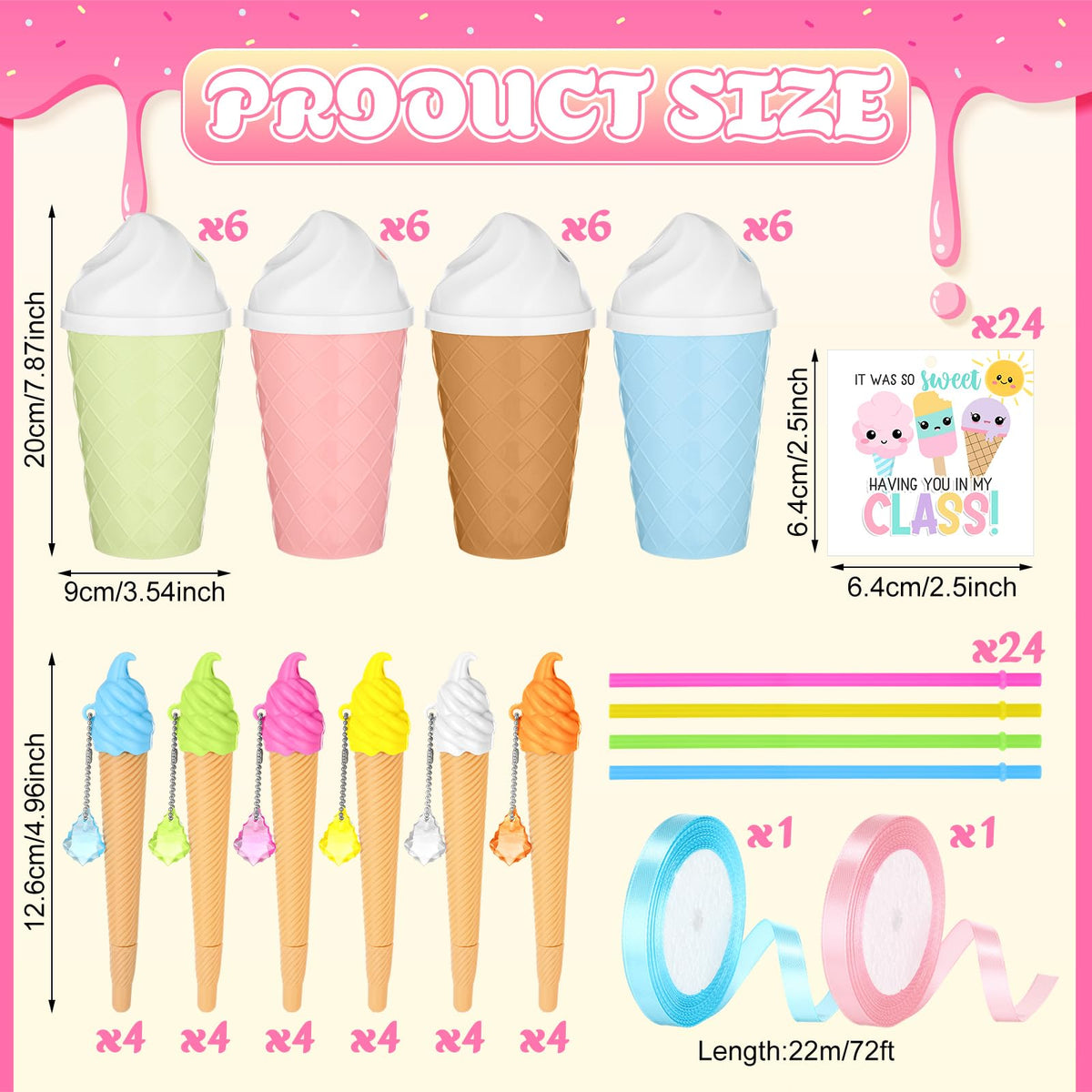 LemonRoad ice cream pens for smooth writing at parties and exchanges
