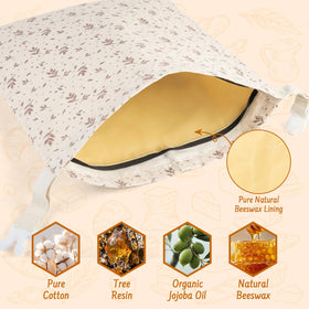 Lemoobolsa beeswax bread bag eco-friendly reuse reduces waste